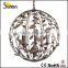 Round ball iron frame paint antique pendant light/chandelier