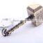 Newest Marvel Thor keychain Thor hammer keychain alloy hammer of Thor keychain