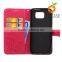 Bling Crystal Diamond PU Leather Wallet Case cell phone case for Samsung note 7