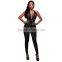 Bonvatt Sexy burning deep V black conjoined nightclubs for woman