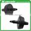 Plastic adjustable pressure compensating water drip emitter irrigation dripper