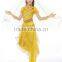 Wholesale red yellow sequin stage performance lady adult Indian Belly dance costumes