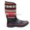 Ladies Fashion Wool Neoprene Rain Boots