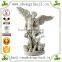 factory custom made handmade carved hot new product resin decorative statue of angels wings