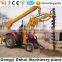 India popular automatic hydraulic digging machine for pole vertical