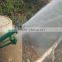 Gear drive rotate 360 travelling gun sprinkler