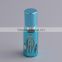 New design 3ml mini essential oil stainless steel roller ball glass roll on perfume bottle with aluminum cap