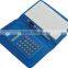 Promotional colorful calculator with notepad with high quality