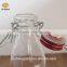 New 500ml Glass bottle with Hinge china Lid