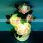Fake indoor led fiber optic flowers shopping mall christmas decorations