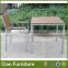 Plastic wood outdoor table and chair