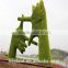 small sculpture aritificial green sculpture plastic fake plant artificial sculpture artificial plastic fake statue