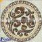 Water jet decorative marble round floor mosaic medallion NTMS-MM003A