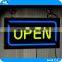 New innovative products acrylic panel led letters alphabet board / led open resin sign board shop mane board design