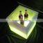 Wholesale cheap price lighting logo plastic portable party ice bucket