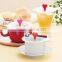Fda universal Silicone Drink Cup Lids tea cup cover lids with scoop