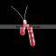 Direct factory wholesale event supplies plastic blue light candy cane design led christmas holiday flashing light necklace