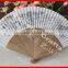 Promotional cloth hand held fan