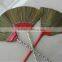 India grass broom with wooden stick