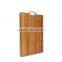 Bamboo kitchenware -- large bamboo cutting board with handle