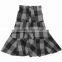 Factory Manutfacturer Fashion Girls Garment Girls Plaid A-line Flared Skirt