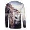 Space Galaxy Universe Printed Long Sleeve T Shirt Men's Full Sublimation Printed T-Shirt Fashion 3D Printed T Shirt Wholesale