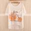 2016 Summer T Shirt Custom Becautiful Sweet Teen Girls Printed T Shirt Wholesale Cheap