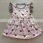 Wholesale Easter baby pearl dress with chicken for children kids dress clothing