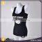 Custom cute cartoon sexy black hot girl vest women plain camisole