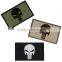 Punisher Skulls Rectangle Embroidery Trim Tactical Patch Armbands Shoulder Badg 2015 Fashion