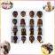 Simple Handmade Elastic Beaded Double Hair Comb Clips