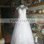 Modern Beautiful Back Court Train High Neck wedding dress bridal gown P103