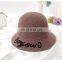 Letters Embroid Fisherman Hat Topee Sunscreen Basin Hat