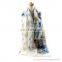 2016 New Rose Flower Printed Voile Scarf Wholesale
