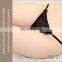 Young lady sexy mature anti-bacterial lace mesh transparent g-string panty