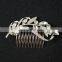 New Fahshion Bride Wedding Accessories Western Style Headdress Crystal Hair Comb Wedding Jewelry