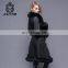 2017-2018 New Design Women Winter Coats Woman Double Face Lamb Leather Windbreaker Coat