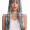 Carnival black white grey party wigs P-W221