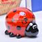 New design gift items for kids creative Seven-star ladybug shape wholesale piggy bank for boys ceramic money box