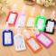 Wholesale Cheap PVC Plastic Luggage Tag Travel Luggage Tag