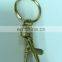 Custom made keychain made of iron in die cast process Bright gold plating *custom logo and personalized keychain