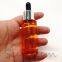 Custom Color Luxury 30ml Plastic PET Dropper Bottle for Essential oil