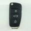 3 button Audi remote control flip key for A4 231G