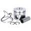 Piston Kit piston with pin and clamp code 40997600 for Renault engine