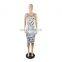Dollar Print Women Summer Dress Girl Female U neck Sleeveless Club Party Dress Vest dress Vestidos