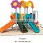 Kids plastic slides, outdoor playground equipment