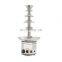 New product stainless steel chocolate fountain machine price for sales