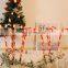 LED Waterproof Solar Hot Sale High Quality Factory Supply Christmas Candy Cane String Lights Outdoor Decorative Street Light