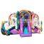 2020 New Inflatable Unicorn Bouncy Castle Slide Bouncer Kids Jumping Bounce House Commercial With Slide