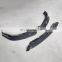 For Sentra SYLPHY 2016-2019 carbon fiber Style Front Lip Bumper Shovel Cover Trim 3PC ABS Rear lip rear spoiler  Diffuser